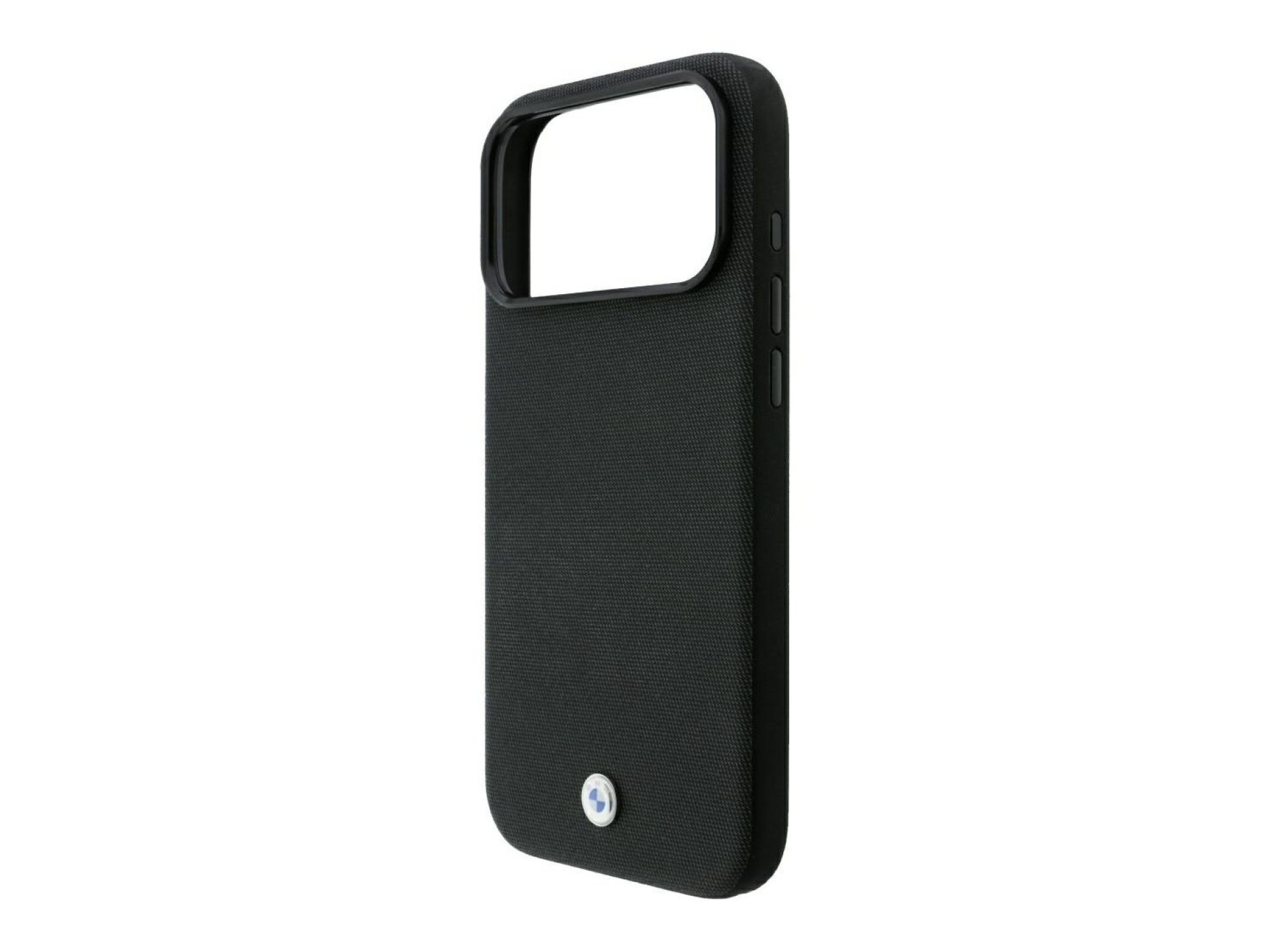 BMW Kevlar Metal Logo MagSafe Case for iPhone 18 Pro / 17 Pro - Black