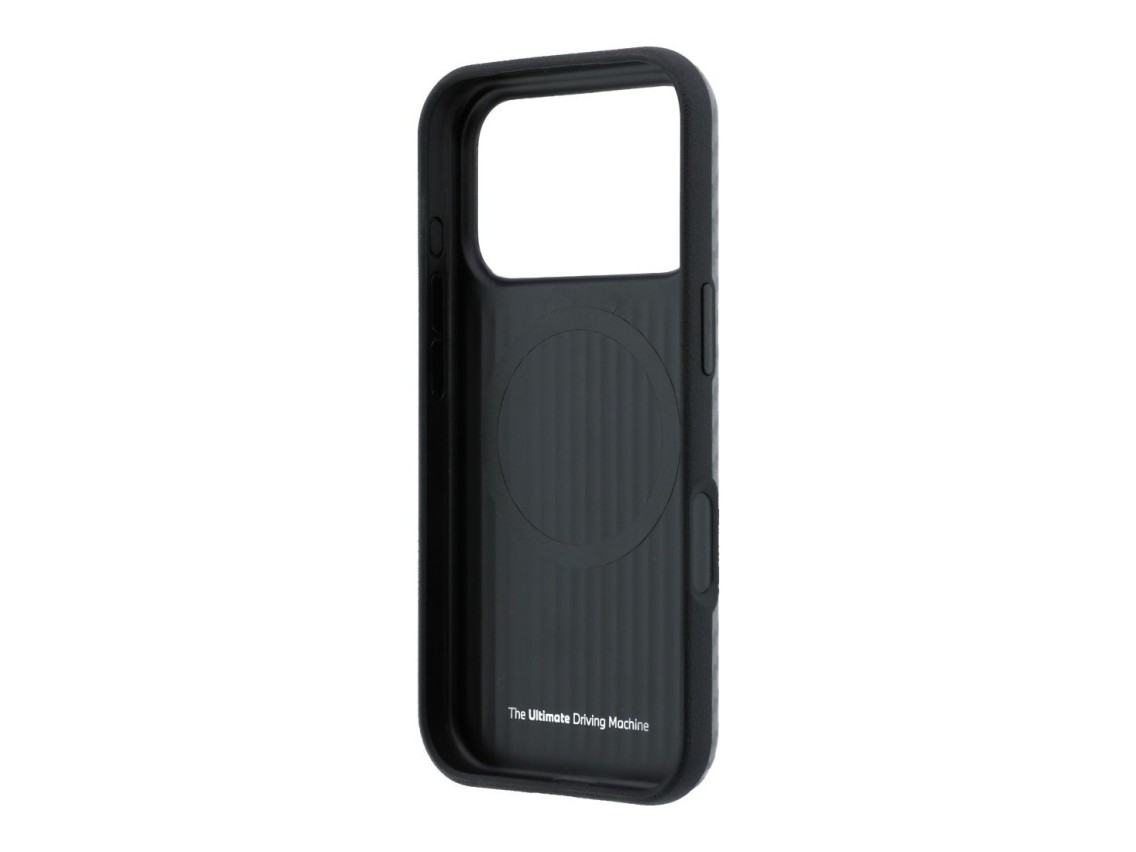 BMW M Carbon Printed Ring MagSafe Case for iPhone 18 Pro Max / 17 Pro Max - Gray