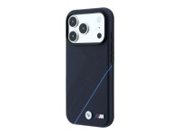Capa MagSafe BMW M Tire Track Blue Line para iPhone 18 Pro / 17 Pro - Azul Marinho Capa MagSafe BMW M Tire Track Blue Line para iPhone 18 Pro / 17 Pro - Azul Marinho