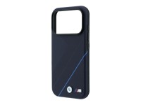 Capa MagSafe BMW M Tire Track Blue Line para iPhone 18 Pro / 17 Pro - Azul Marinho Capa MagSafe BMW M Tire Track Blue Line para iPhone 18 Pro / 17 Pro - Azul Marinho