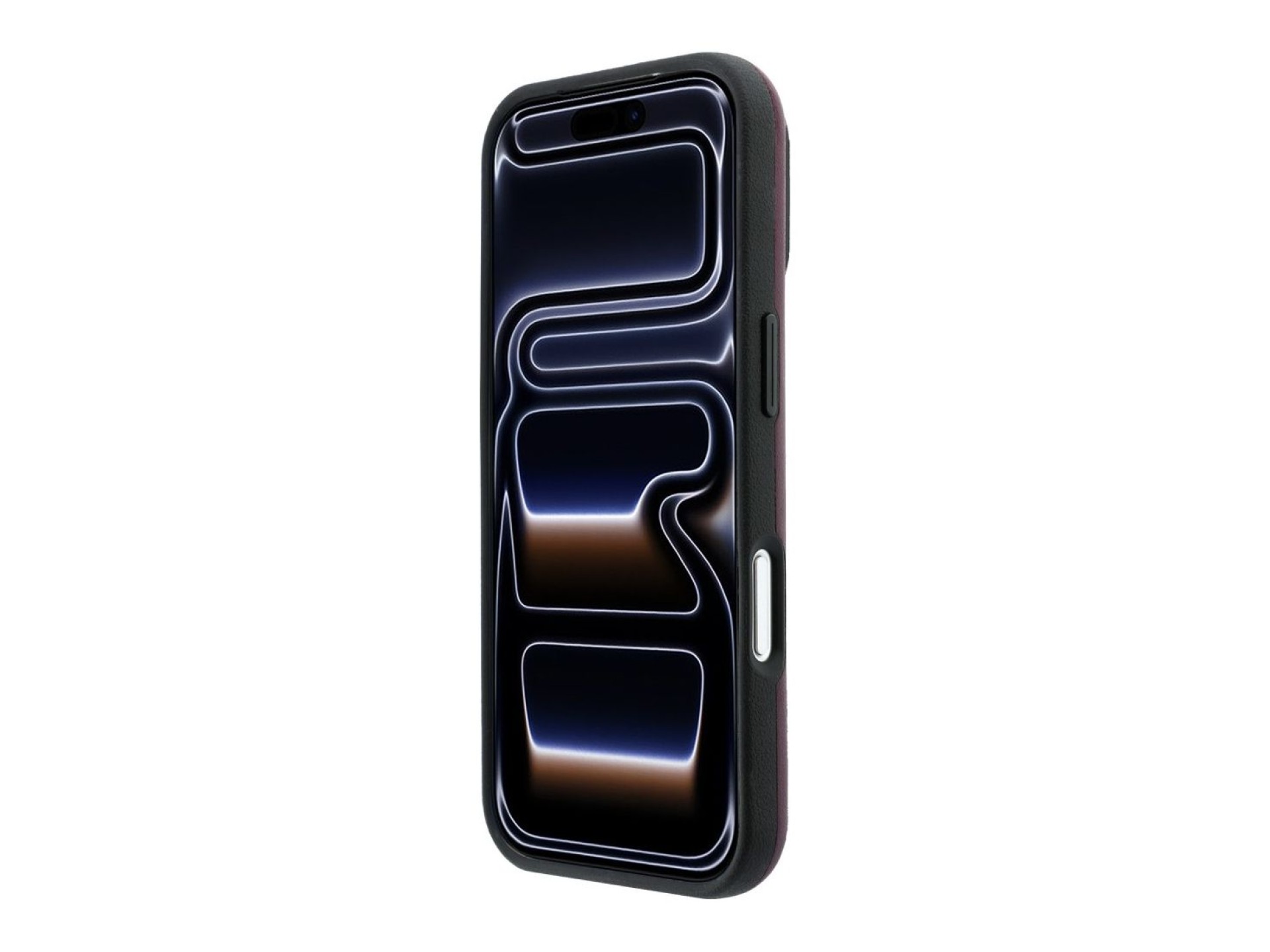 BMW M Blue Perfo Metal Logo MagSafe Case for iPhone 18 Pro / 17 Pro - Burgundy