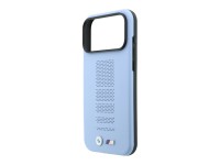 Funda BMW M azul con logo metálico perforado MagSafe para iPhone 18 Pro Max / 17 Pro Max - Azul Funda BMW M azul con logo metálico perforado MagSafe para iPhone 18 Pro Max / 17 Pro Max - Azul