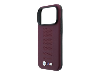 BMW M Blue Perfo Metal Logo MagSafe Case for iPhone 18 Pro Max / 17 Pro Max - Burgundy BMW M Blue Perfo Metal Logo MagSafe Case for iPhone 18 Pro Max / 17 Pro Max - Burgundy