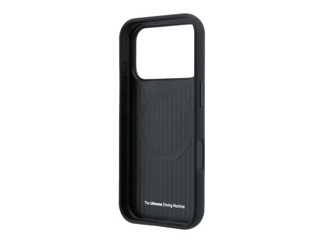Funda BMW M Quadrille Kevlar Anthracite & Tricolor Print Lines MagSafe para iPhone 18 Pro Max / 17 P