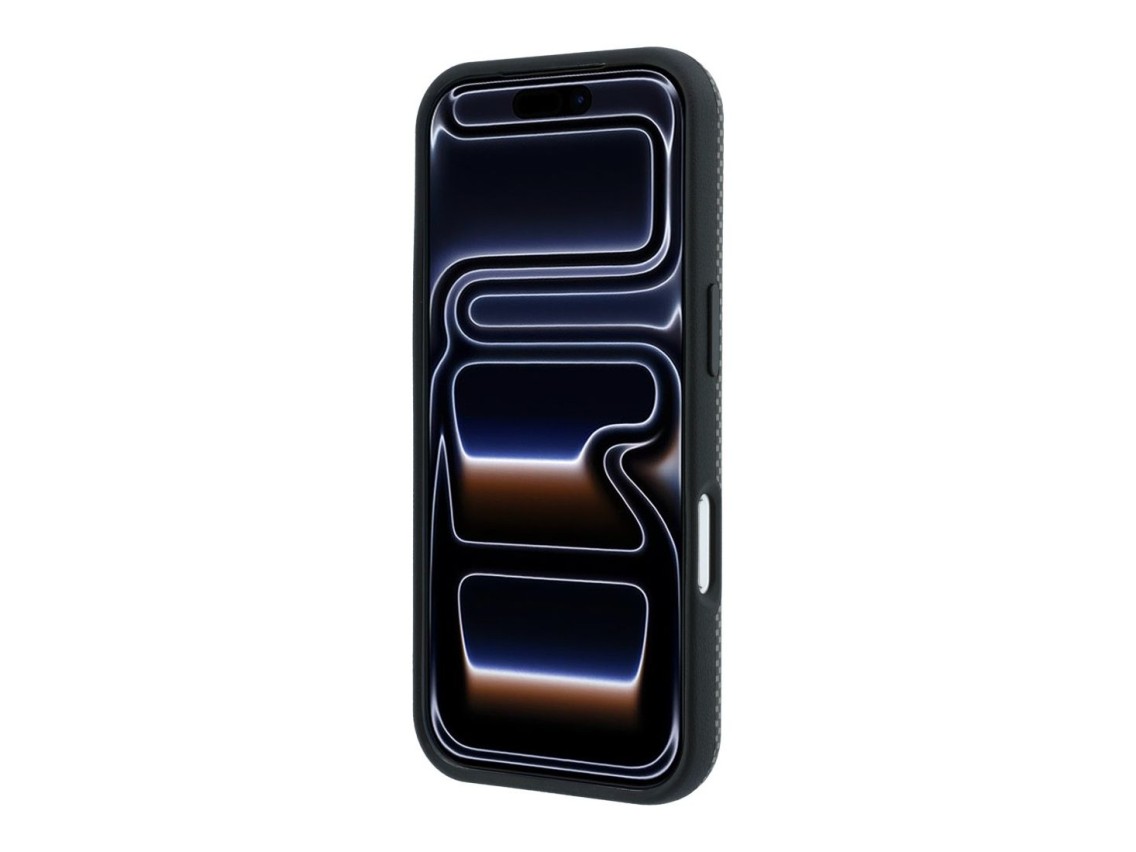 Funda BMW M Quadrille Kevlar con estampado tricolor y MagSafe para iPhone 18 Pro / 17 Pro - Gris osc