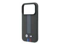 Capa MagSafe BMW M Quadrille Kevlar com estampa tricolor para iPhone 18 Pro Max / 17 Pro Max - Cinza Capa MagSafe BMW M Quadrille Kevlar com estampa tricolor para iPhone 18 Pro Max / 17 Pro Max - Cinza