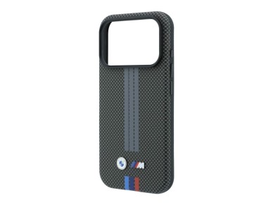 BMW M Quadrille Kevlar Tricolor Print Lines MagSafe Case for iPhone 18 Pro / 17 Pro - Dark Gray BMW M Quadrille Kevlar Tricolor Print Lines MagSafe Case for iPhone 18 Pro / 17 Pro - Dark Gray