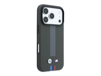 Capa MagSafe BMW M Quadrille Kevlar com estampa tricolor para iPhone 18 Pro Max / 17 Pro Max - Cinza Capa MagSafe BMW M Quadrille Kevlar com estampa tricolor para iPhone 18 Pro Max / 17 Pro Max - Cinza