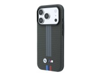 Capa MagSafe BMW M Quadrille Kevlar com estampa tricolor para iPhone 18 Pro Max / 17 Pro Max - Cinza Capa MagSafe BMW M Quadrille Kevlar com estampa tricolor para iPhone 18 Pro Max / 17 Pro Max - Cinza