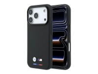 Funda BMW M Quadrille Kevlar Tricolor con logotipo met�lico y MagSafe para iPhone 17 Pro Max / 18 Pr
