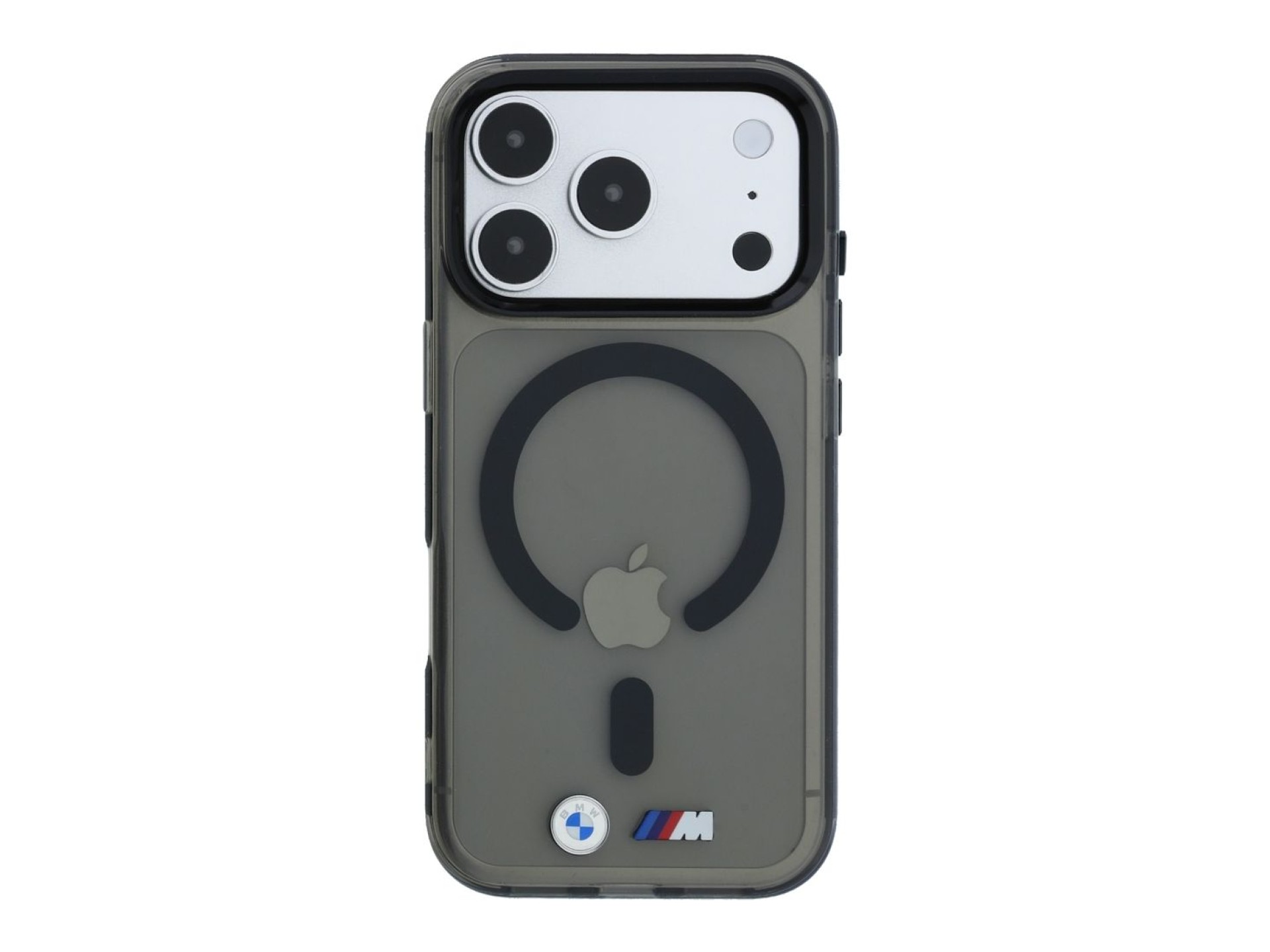 BMW M IML Glossy Metal Logo & Trims MagSafe Case for iPhone 17 Pro / 18 Pro - Black