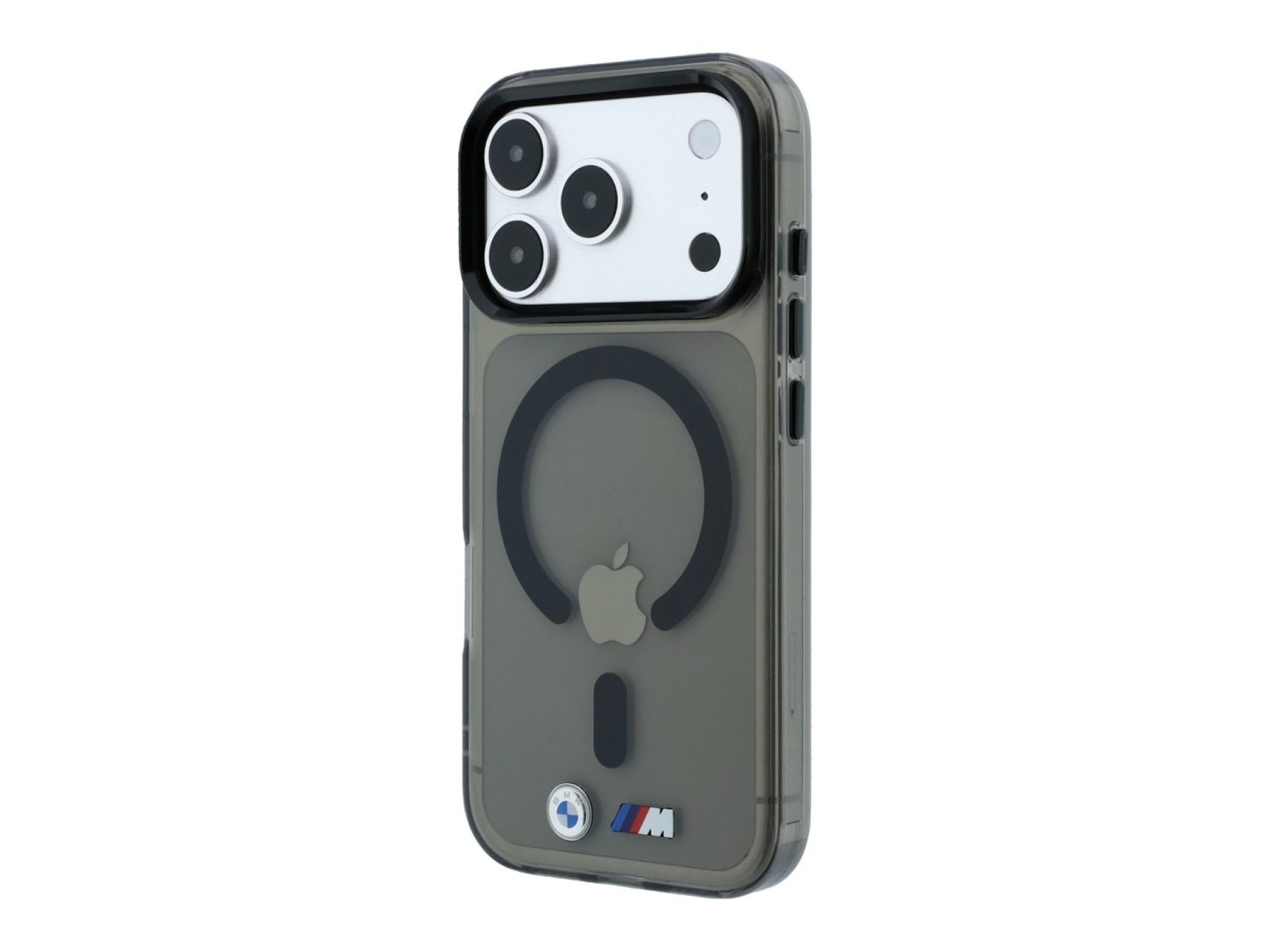 BMW M IML Glossy Metal Logo & Trims MagSafe Case for iPhone 17 Pro / 18 Pro - Black
