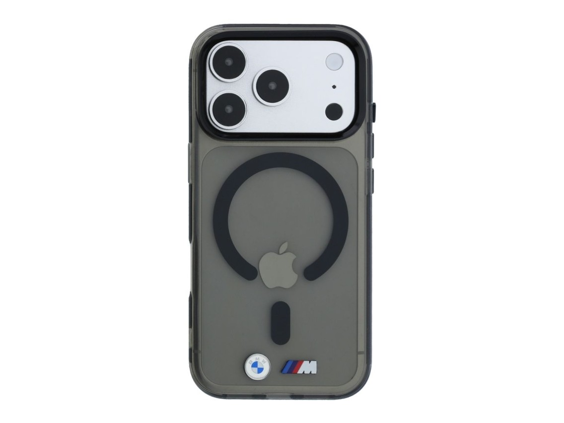 BMW M IML Glossy Metal Logo & Trims MagSafe Case for iPhone 17 Pro / 18 Pro - Black