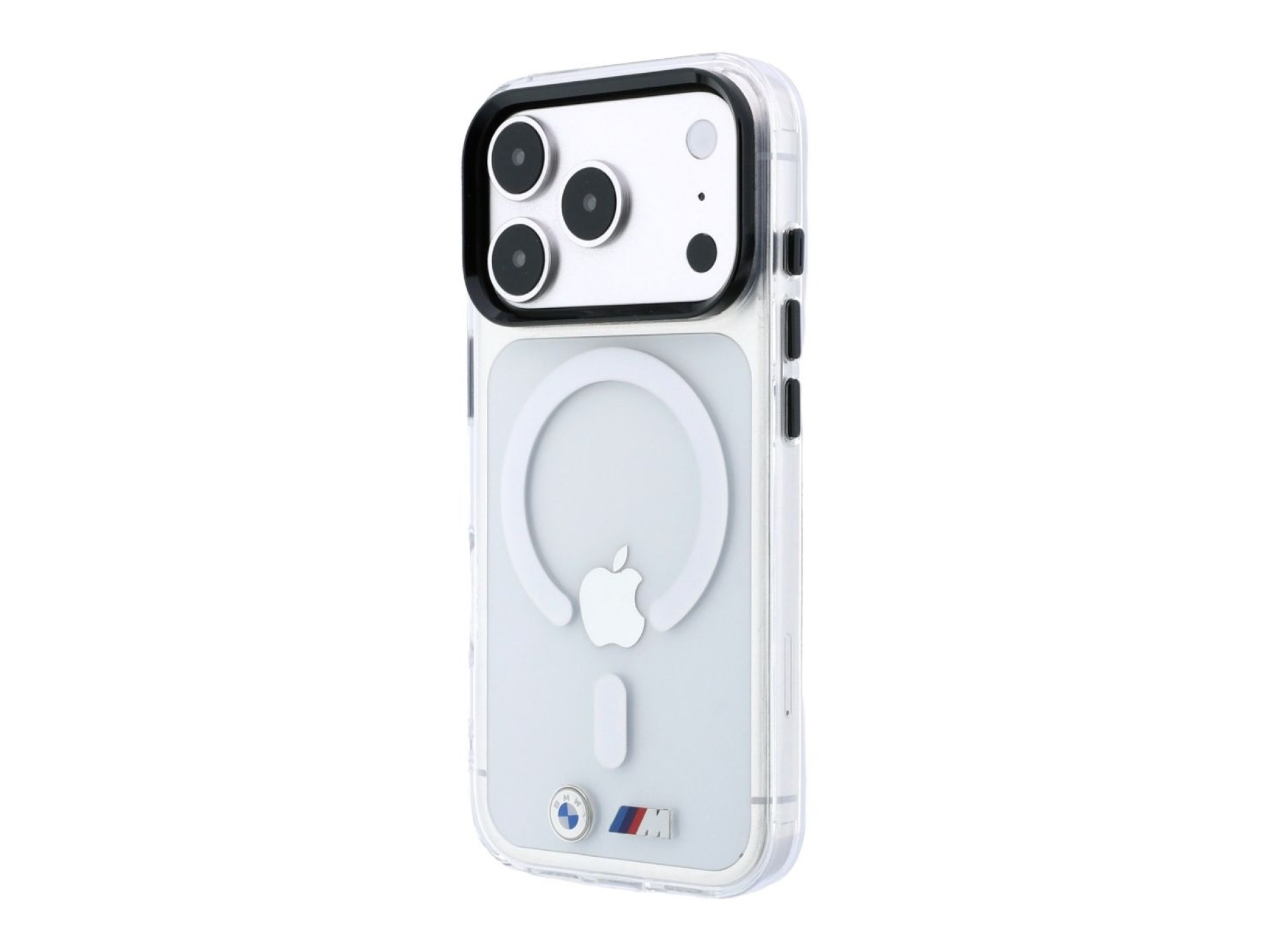 BMW M IML Glossy Metal Logo & Trims MagSafe Case for iPhone 17 Pro / 18 Pro - Transparent