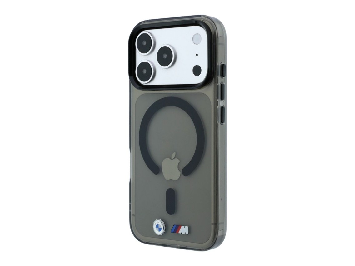BMW M IML Glossy Metal Logo & Trims MagSafe Case for iPhone 17 Pro / 18 Pro - Black
