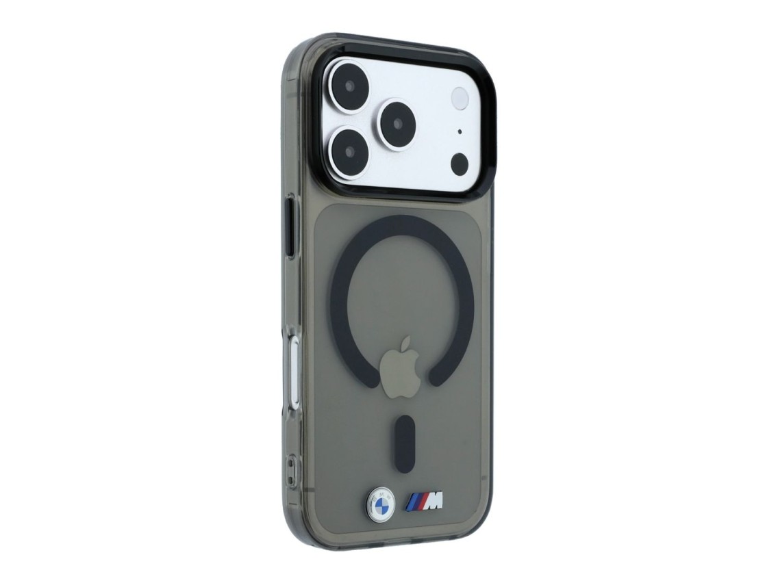 BMW M IML Glossy Metal Logo & Trims MagSafe Case for iPhone 17 Pro / 18 Pro - Black