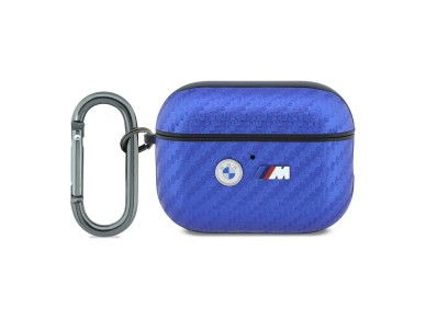 BMW M Carbon Metal Logo Case for AirPods Pro 3 - Light Blue BMW M Carbon Metal Logo Case for AirPods Pro 3 - Light Blue