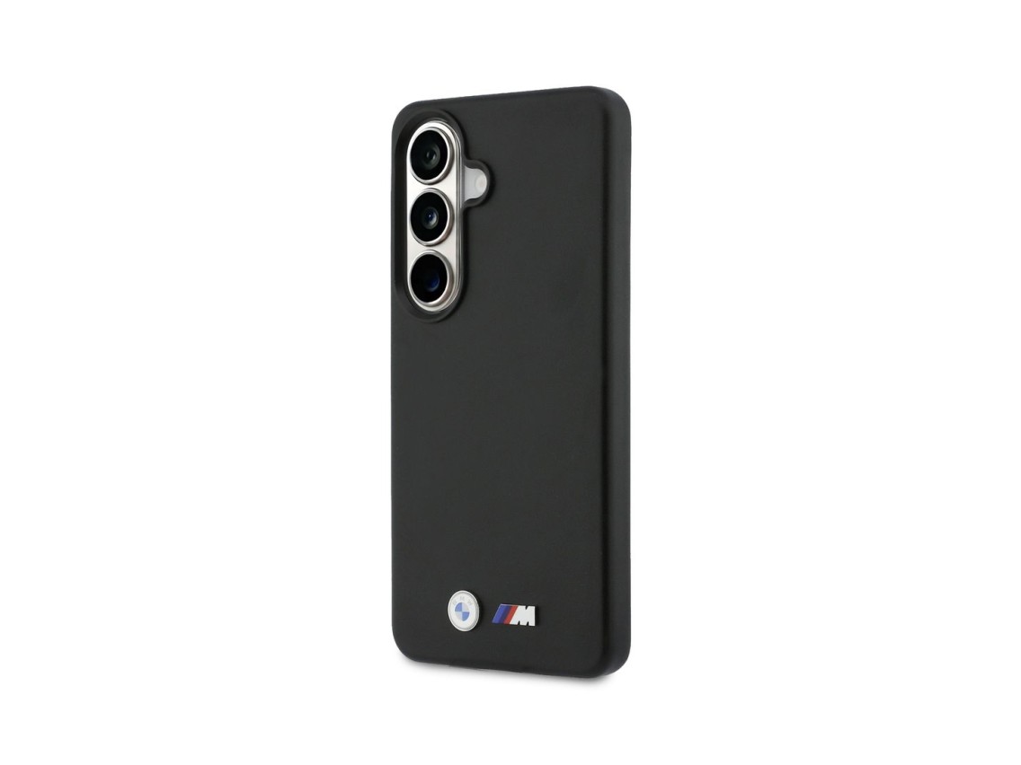 BMW M Metal Logo MagSafe Case for Samsung Galaxy S26 - Black
