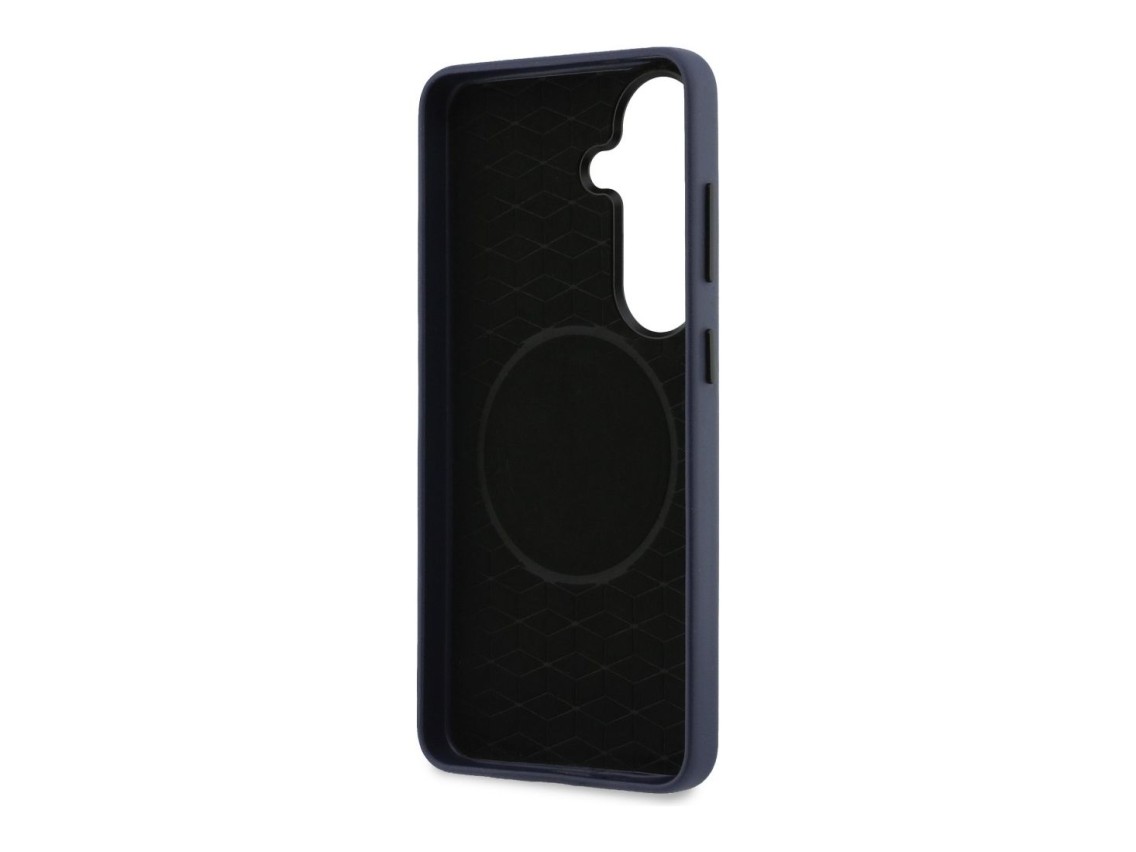Capa MagSafe com logótipo BMW M em metal para Samsung Galaxy S26 - Azul Marinho