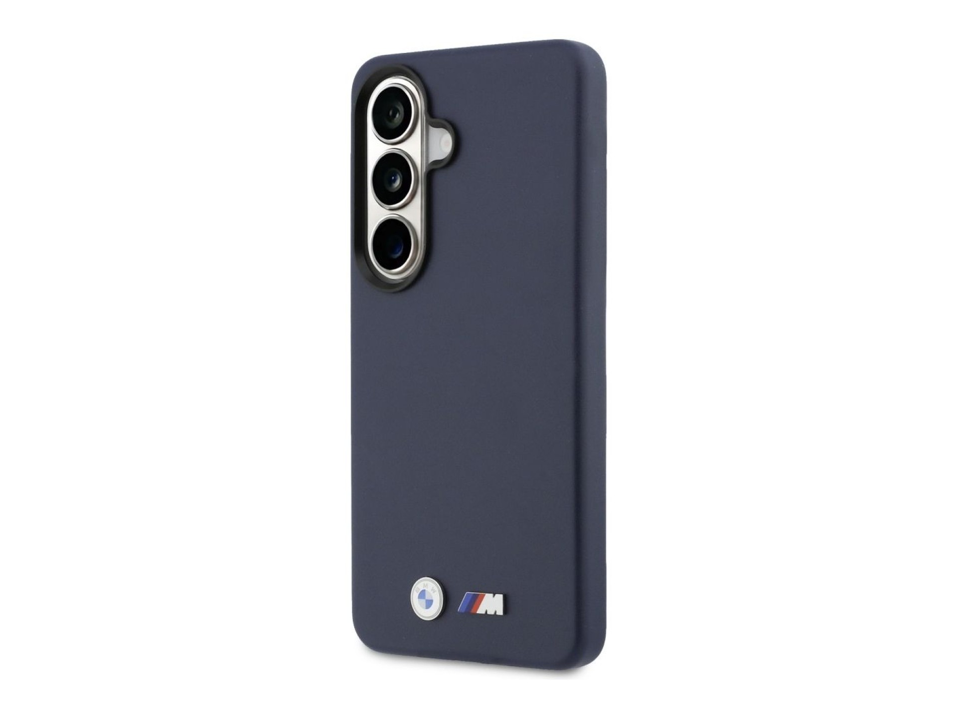 Capa MagSafe com logótipo BMW M em metal para Samsung Galaxy S26 - Azul Marinho