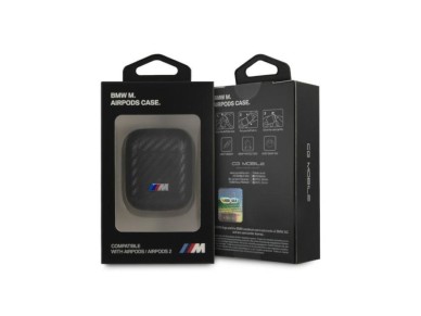 Funda BMW PU Carbon M Collection para AirPods 1/2 - Negra Funda BMW PU Carbon M Collection para AirPods 1/2 - Negra