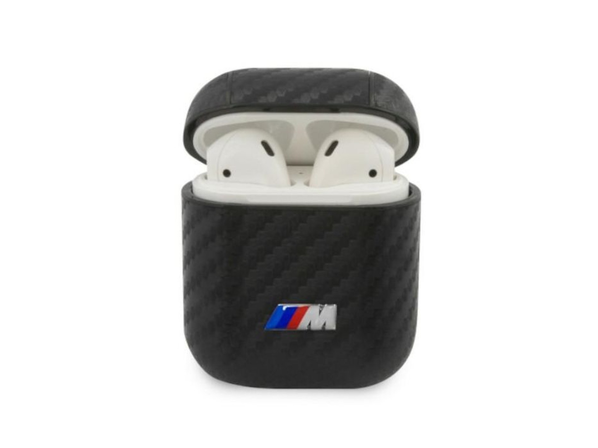 Capa BMW PU Carbon M Collection para AirPods 1/2 - Preta