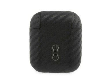 Capa BMW PU Carbon M Collection para AirPods 1/2 - Preta Capa BMW PU Carbon M Collection para AirPods 1/2 - Preta