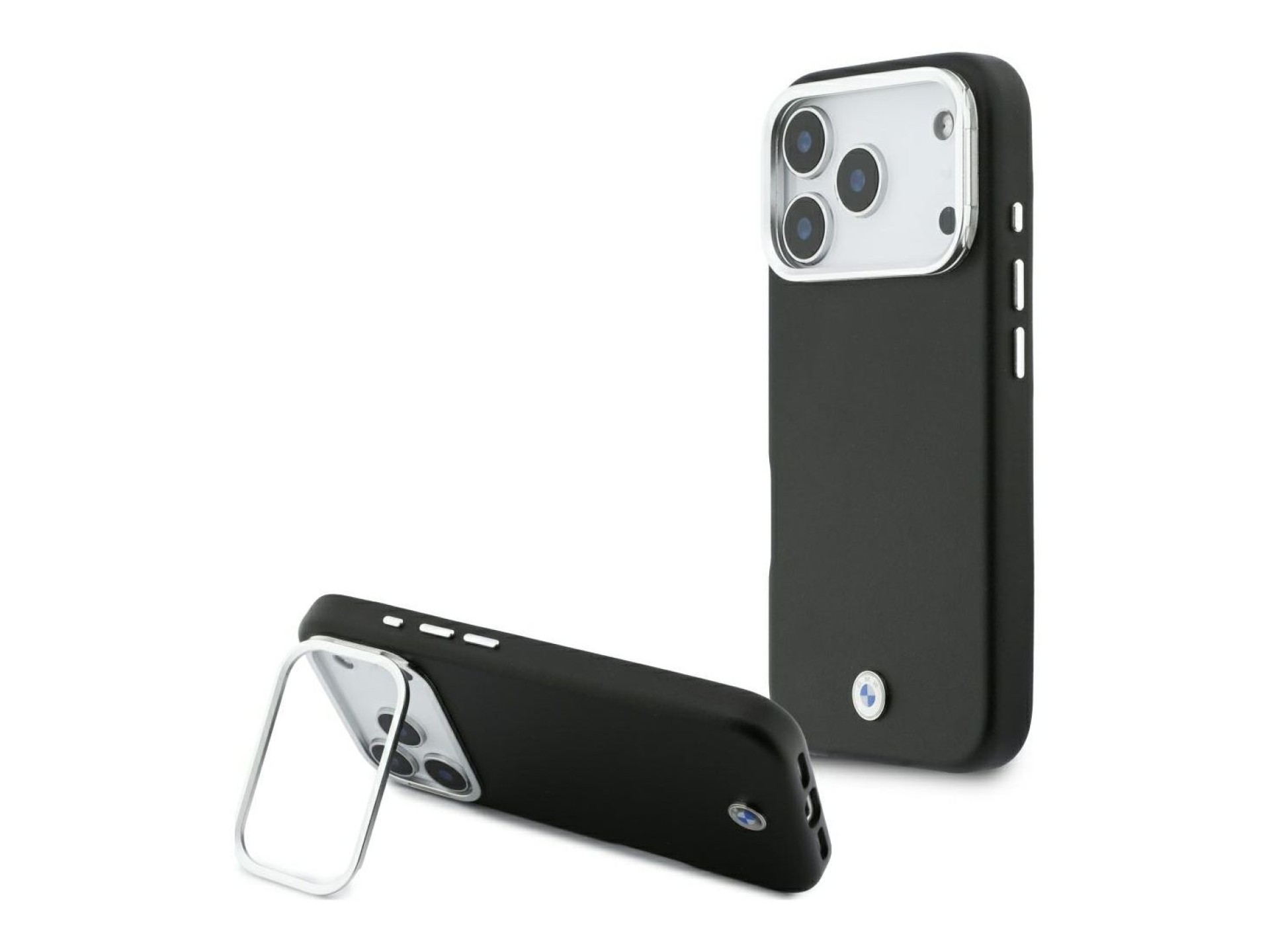 BMW M Sign Metal Logo MagSafe Case for iPhone 17 Pro - Black