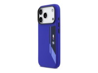 BMW M Silicon Vertical Logo MagSafe Case for iPhone 17 Pro - Navy Blue BMW M Silicon Vertical Logo MagSafe Case for iPhone 17 Pro - Navy Blue