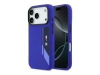 BMW M Silicon Vertical Logo MagSafe Case for iPhone 17 Pro - Navy Blue BMW M Silicon Vertical Logo MagSafe Case for iPhone 17 Pro - Navy Blue