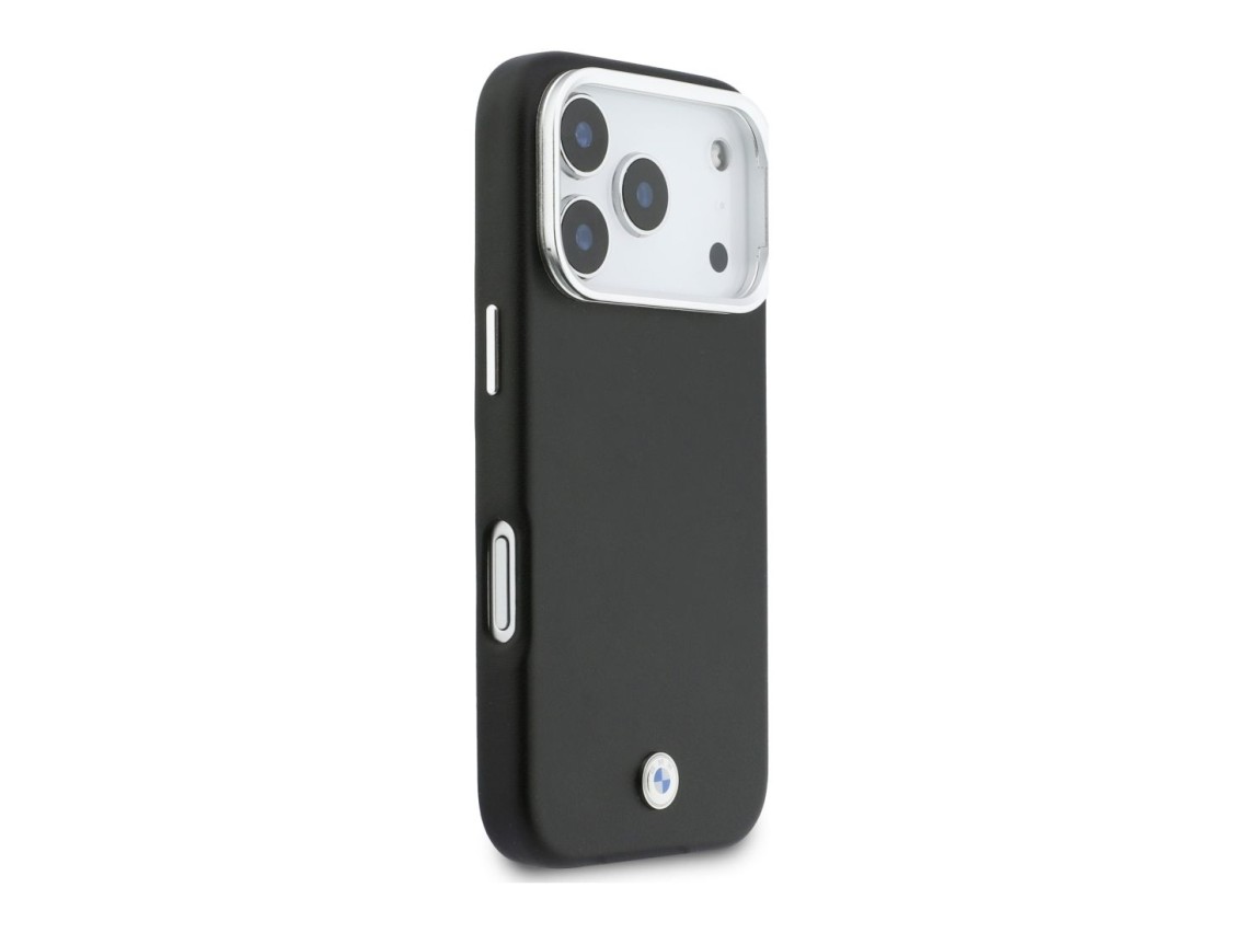 BMW M Sign Metal Logo MagSafe Case for iPhone 17 Pro - Black