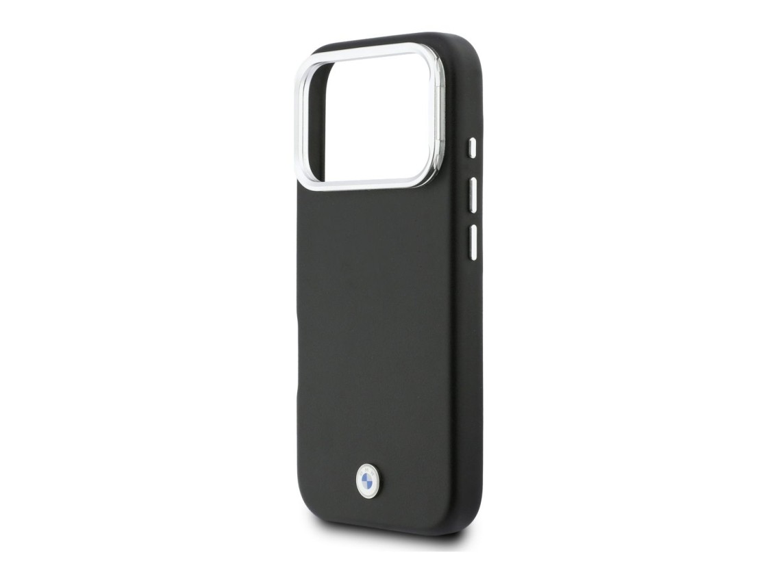 BMW M Sign Metal Logo MagSafe Case for iPhone 17 Pro - Black