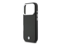 BMW M Sign Metal Logo MagSafe Case for iPhone 17 Pro - Black BMW M Sign Metal Logo MagSafe Case for iPhone 17 Pro - Black