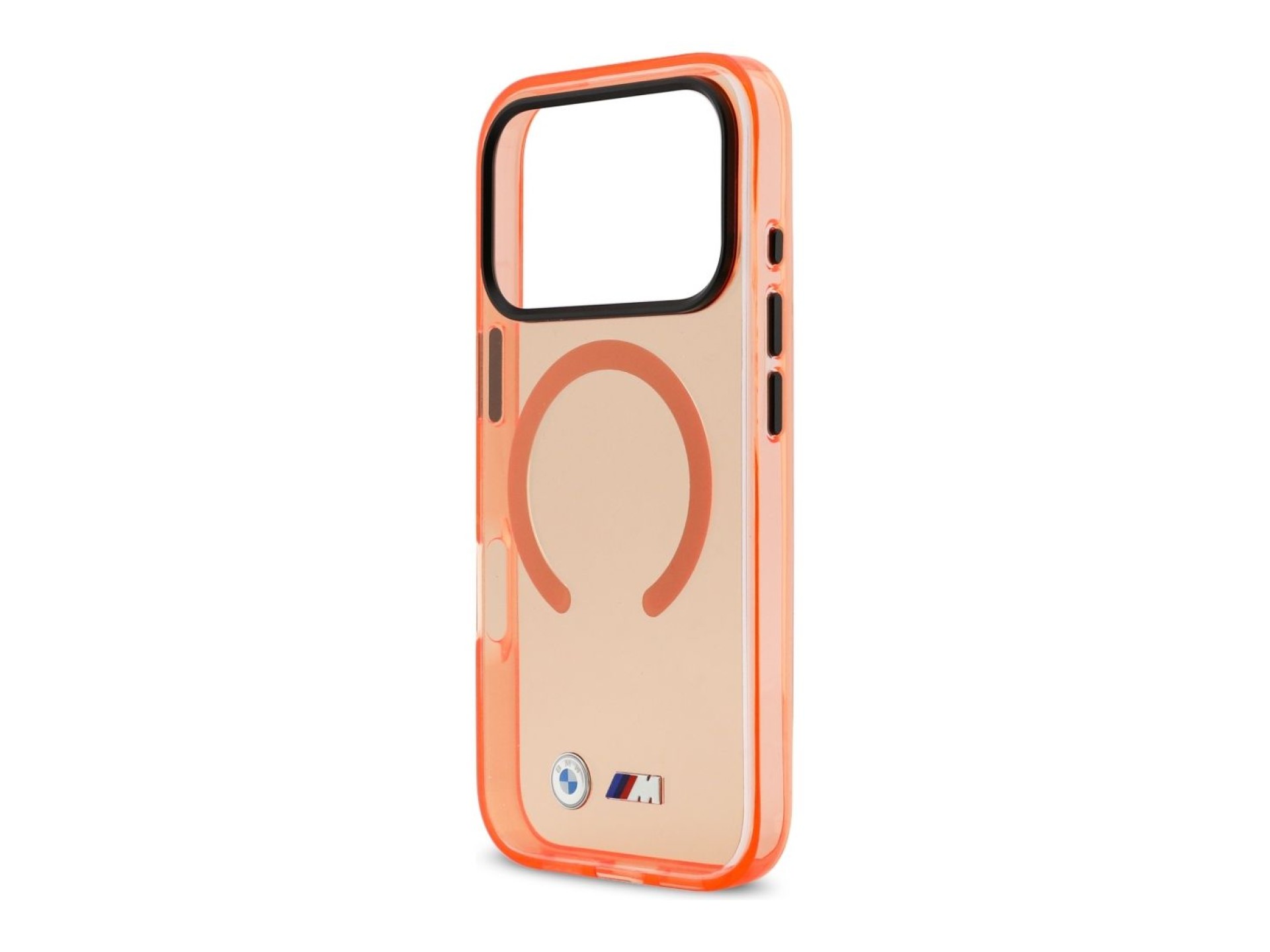BMW M IML Metal Logos MagSafe Case for iPhone 17 Pro Max - Pro Orange