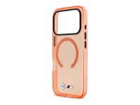 BMW M IML Metal Logos MagSafe Case for iPhone 17 Pro Max - Pro Orange BMW M IML Metal Logos MagSafe Case for iPhone 17 Pro Max - Pro Orange