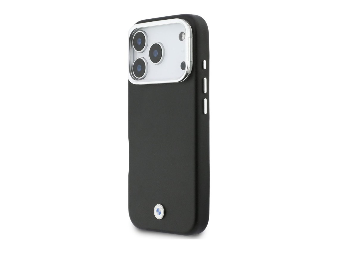 BMW M Sign Metal Logo MagSafe Case for iPhone 17 Pro - Black