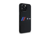 BMW Silicone Middle Stripe MagSafe Case for iPhone 16 Pro Max - Black