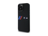 BMW Silicone Middle Stripe MagSafe Case for iPhone 16 Pro Max - Black
