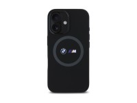 BMW M Silicone Printed Ring MagSafe Case for iPhone 16 - Black BMW M Silicone Printed Ring MagSafe Case for iPhone 16 - Black