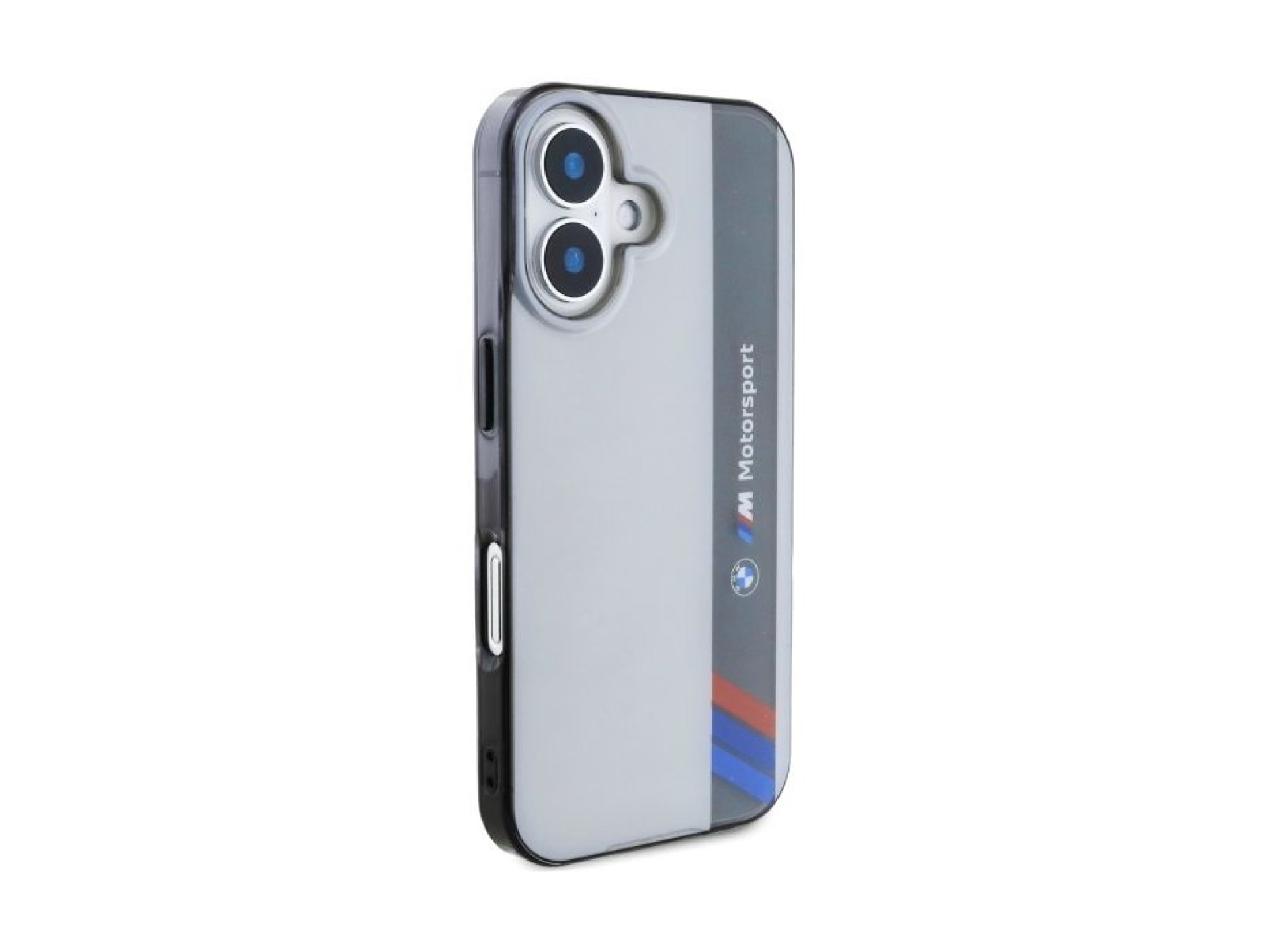 BMW Motosport IML Vertical Stripe iPhone 16 Case - Gray