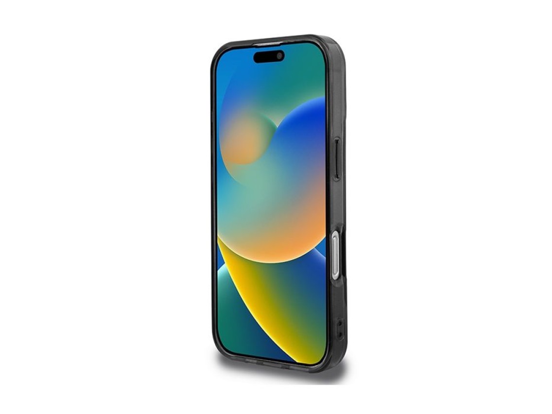 BMW Motosport IML Vertical Stripe Case for iPhone 16 Pro - Gray