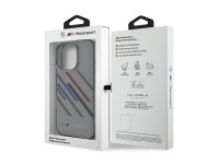 Capa BMW Motosport IML Random Stripes para iPhone 16 Pro - Cinzento Capa BMW Motosport IML Random Stripes para iPhone 16 Pro - Cinzento