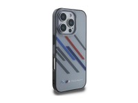 Capa BMW Motosport IML Random Stripes para iPhone 16 Pro - Cinzento Capa BMW Motosport IML Random Stripes para iPhone 16 Pro - Cinzento