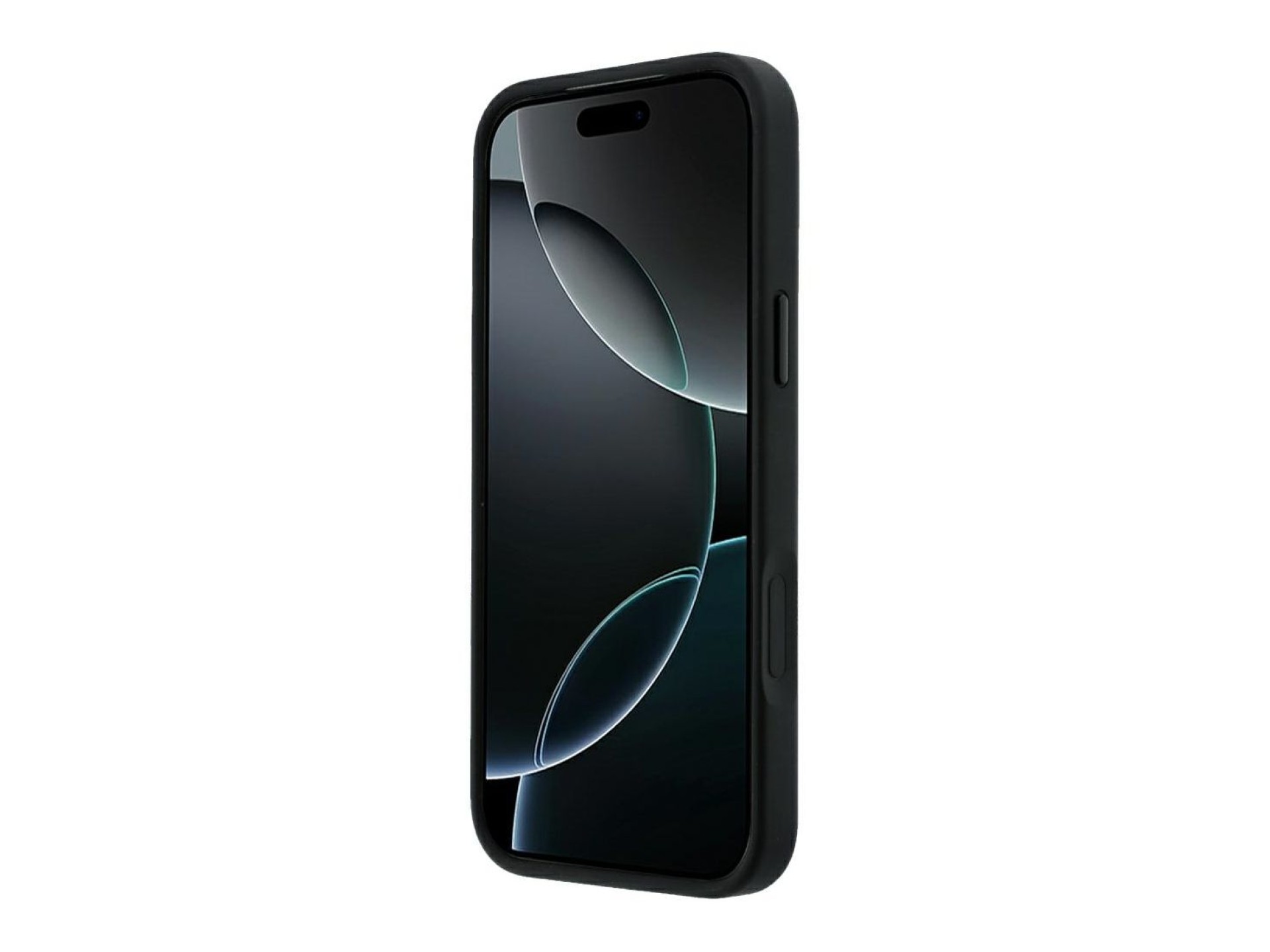 Capa Mercedes em pele 3D MagSafe para iPhone 18 Pro / 17 Pro - Preto