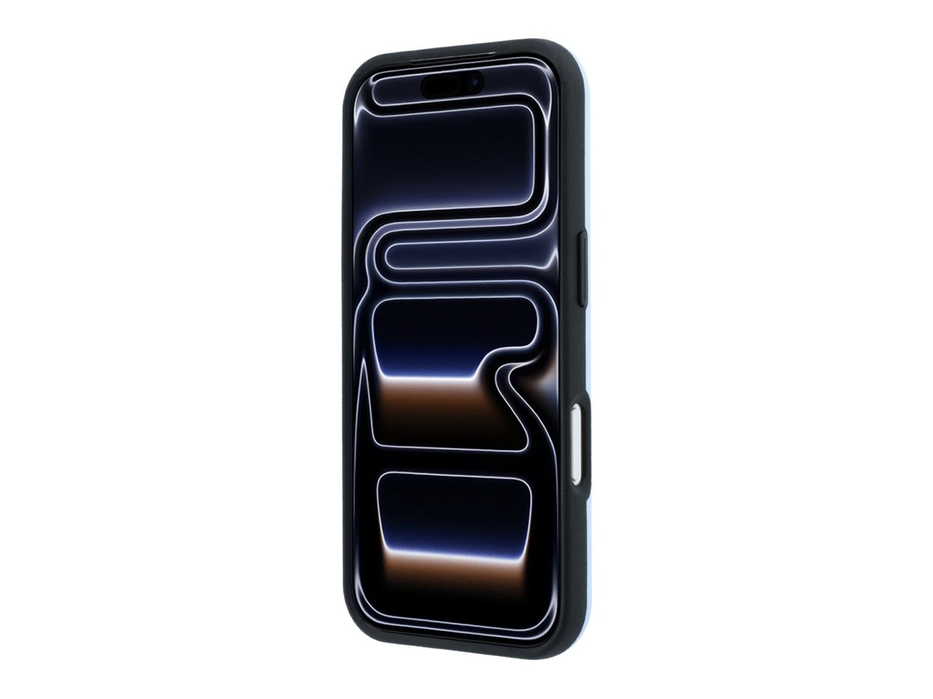 Capa Mercedes em pele semi-envolvente da linha Iconic com MagSafe para iPhone 18 Pro Max / 17 Pro Ma