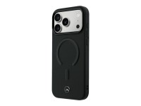 Mercedes Leather 3D MagSafe Case for iPhone 18 Pro Max / 17 Pro Max - Black
