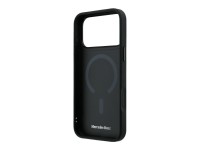 Mercedes Leather 3D MagSafe Case for iPhone 18 Pro Max / 17 Pro Max - Black