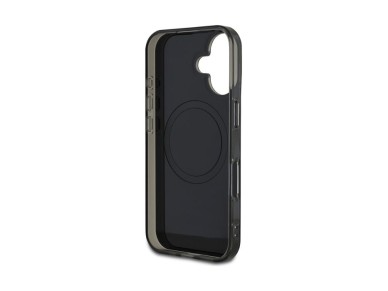 Mercedes MB Double Layer Crossed Lines MagSafe case for iPhone 16 - black Mercedes MB Double Layer Crossed Lines MagSafe case for iPhone 16 - black