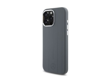 Capa MagSafe Mercedes em silicone com listas verticais em tons sobre tons para iPhone 16 Pro Max - C