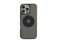 Funda Mercedes MB con estampado de estrellas para iPhone 16 Pro - Negra Funda Mercedes MB con estampado de estrellas para iPhone 16 Pro - Negra